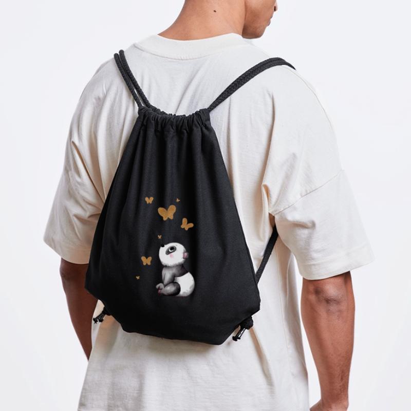 Träumender Comic Panda Stanley/Stella recycelter Gym Bag