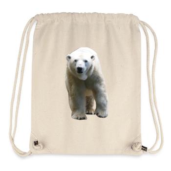 Polar Bear - Eisbär - Stanley/Stella recycelter Gym Bag - Naturweiß - Vorne