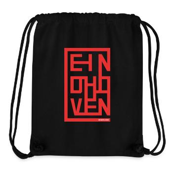 EINDHOVEN Design – Style moderne et urbain - Sac à cordon recyclé Stanley/Stella - noir - Devant