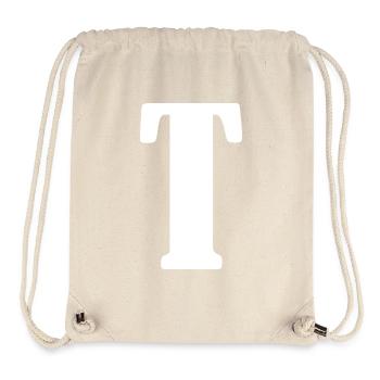 T - Sac à cordon recyclé Stanley/Stella - blanc naturel - Devant