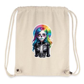 Halloween - Rock & Regenbogen - Stanley/Stella recycelter Gym Bag - Naturweiß - Vorne