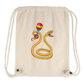 Snake Musician Rattle Music - Stanley/Stella Recycled Gym Bag - natural - Front