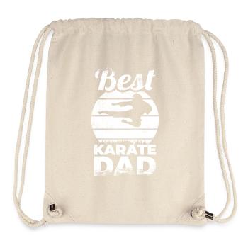 Bester Karate Vater - Stanley/Stella recycelter Gym Bag - Naturweiß - Vorne