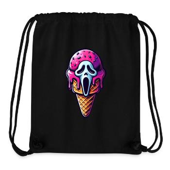 Eis-Schrei - Stanley/Stella recycelter Gym Bag - Schwarz - Vorne