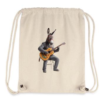 Grey donkey guitar - Stanley/Stella Recycled Gym Bag - natural - Front