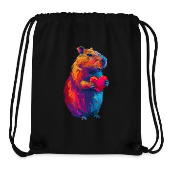 Wasserschwein - Stanley/Stella recycelter Gym Bag - Schwarz - Vorne