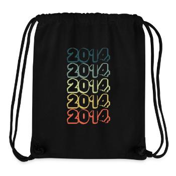2014 - Stanley/Stella recycelter Gym Bag - Schwarz - Vorne