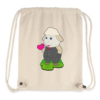 Schaf Bräutigam Anzug Hochzeit - Stanley/Stella recycelter Gym Bag - Naturweiß - Vorne