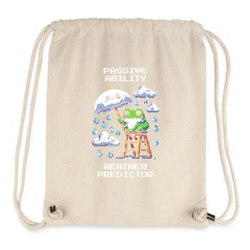 Passive Fähigkeit: Wetterorakel | Wetterfrosch - Stanley/Stella recycelter Gym Bag - Naturweiß - Vorne