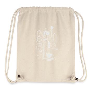 Steampunk-Espressomaschine - Stanley/Stella recycelter Gym Bag - Naturweiß - Vorne