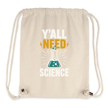 Science is needed - Stanley/Stella Recycled Gym Bag - natural - Front