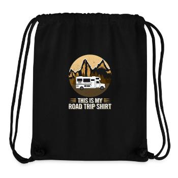 Voici ma chemise road trip - Camping-car - Sac à cordon recyclé Stanley/Stella - noir - Devant