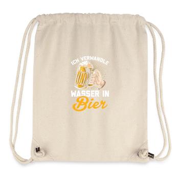 Bierbrauer Brauer Hobbybrauer Geschenk Bier brauen - Stanley/Stella recycelter Gym Bag - Naturweiß - Vorne