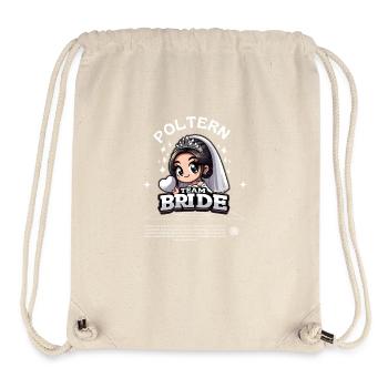 Team Bride - Forts ensemble pour un mariage de célibataire - Sac à cordon recyclé Stanley/Stella - blanc naturel - Devant