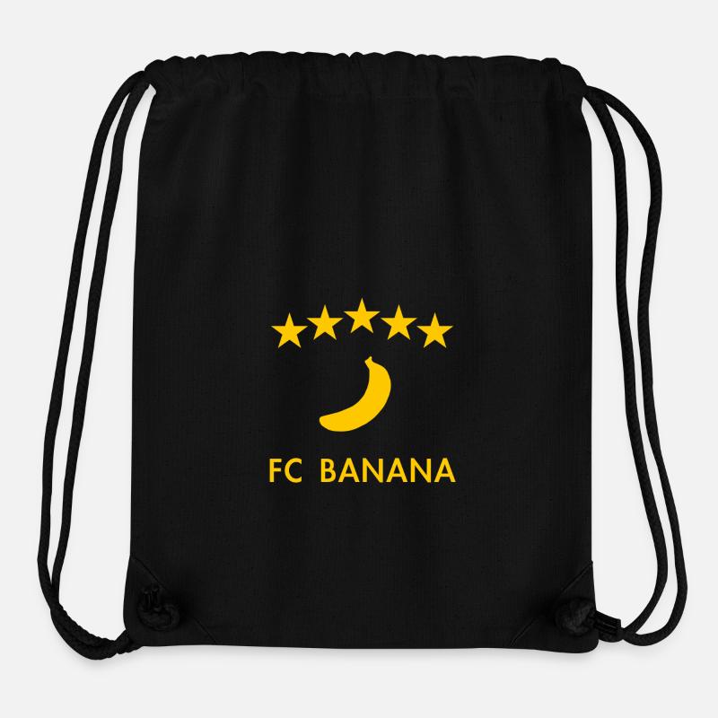 FC Banane - Sac à cordon recyclé Stanley/Stella - noir