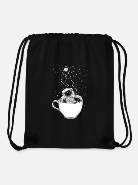 Astronaut in space - Stanley/Stella Recycled Gym Bag - black