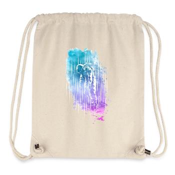 Astronaut - Stanley/Stella recycelter Gym Bag - Naturweiß - Vorne