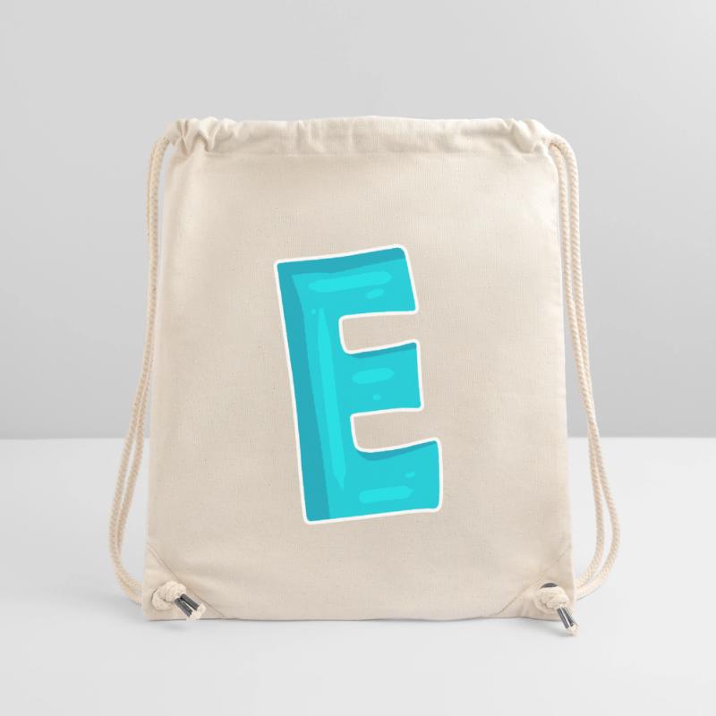 Letter E Initial Letter Characters Stanley/Stella Recycled Gym Bag