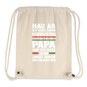 Kurds Dad Father Kurdistan - Stanley/Stella Recycled Gym Bag - natural - Front