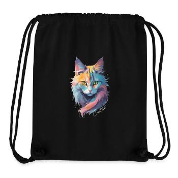 Cat Creative - Stanley/Stella recycelter Gym Bag - Schwarz - Vorne