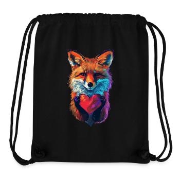 Fox - Stanley/Stella Recycled Gym Bag - black - Front