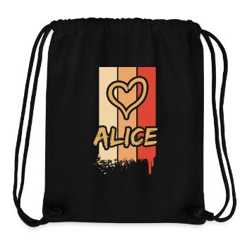 Alice Alice - Stanley/Stella Recycled Gym Bag - black - Front