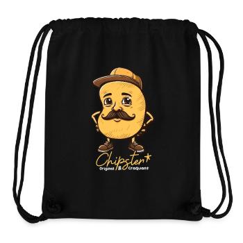 Chipster - Sac à cordon recyclé Stanley/Stella - noir - Devant