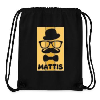 First name Mattis - Stanley/Stella Recycled Gym Bag - black - Front