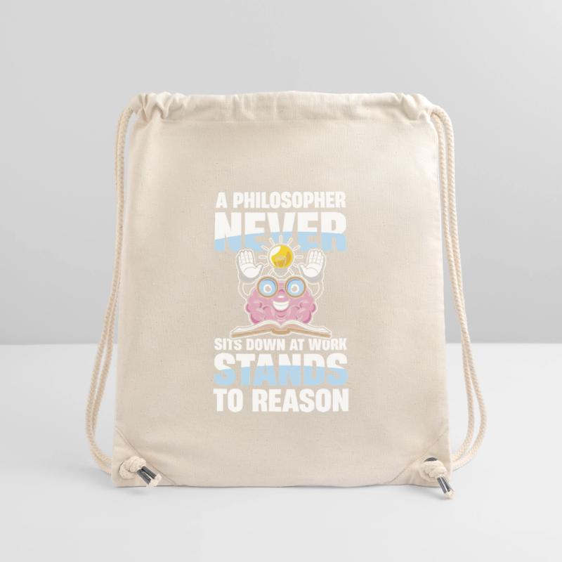  A Philosopher Never Sits Down At Work Stands To Stanley/Stella recycelter Gym Bag