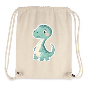 Dinosaure - Sac à cordon recyclé Stanley/Stella - blanc naturel - Devant