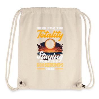 Solar eclipse 2026, August 12 - Stanley/Stella Recycled Gym Bag - natural - Front