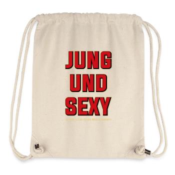 Jeune et sexy - Sac à cordon recyclé Stanley/Stella - blanc naturel - Devant
