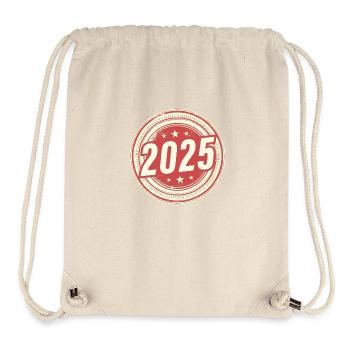 Année 2025 - Sac à cordon recyclé Stanley/Stella - blanc naturel - Devant