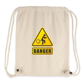 Fart Danger - Stanley/Stella Recycled Gym Bag - natural - Front