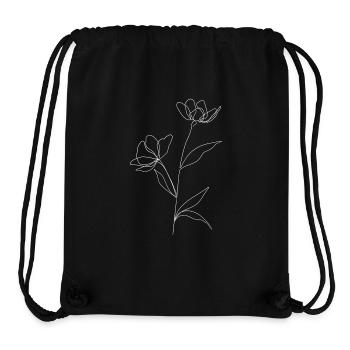 Blume by Isa.unprofessional - Stanley/Stella recycelter Gym Bag - Schwarz - Vorne