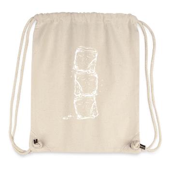 Drei Eiswürfel – minimalistisches Cool-Motiv - Stanley/Stella recycelter Gym Bag - Naturweiß - Vorne