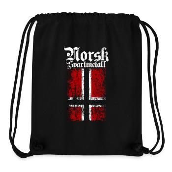 (Trve) Norwegian Black Metal - Norsk Svartmetall - Stanley/Stella Recycled Gym Bag - black - Front
