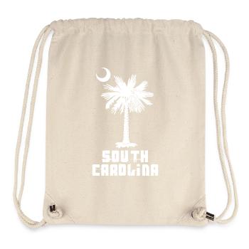 Caroline du Sud - Sac à cordon recyclé Stanley/Stella - blanc naturel - Devant