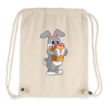 Hase Ostern Einkaufen - Stanley/Stella recycelter Gym Bag - Naturweiß - Vorne