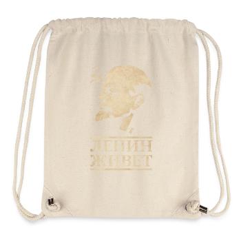 Lenin Lives - Stanley/Stella Recycled Gym Bag - natural - Front