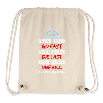 Sniper You Can Run But You Will Just Die Tired - Stanley/Stella Recycled Gym Bag - natural - Front