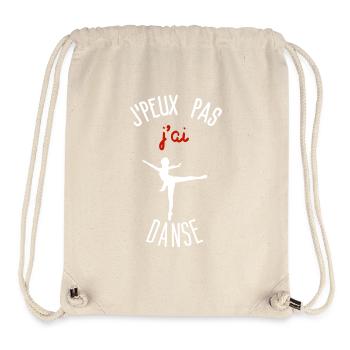 Ich kann nicht, ich tanzte - Stanley/Stella recycelter Gym Bag - Naturweiß - Vorne