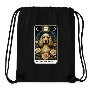 Cocker Spaniel - Stanley/Stella recycelter Gym Bag - Schwarz - Vorne