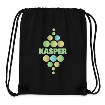 Kasper als Vorname - Stanley/Stella recycelter Gym Bag - Schwarz - Vorne