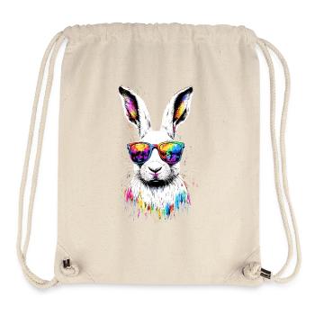 Mountain Rabbit Arctic Hare Albino Rabbit White Rabbit - Stanley/Stella Recycled Gym Bag - natural - Front