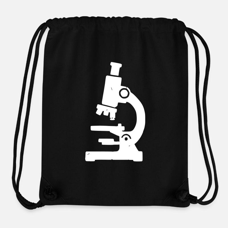 Texture du tampon microscope - Sac à cordon recyclé Stanley/Stella - noir