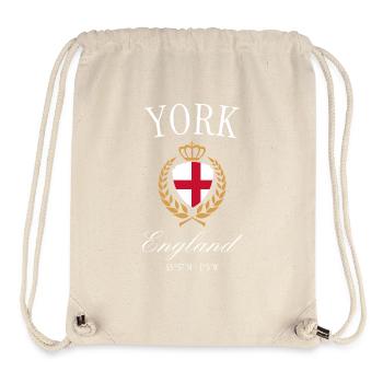York England Coat of Arms Crown – Travel Souvenir - Stanley/Stella Recycled Gym Bag - natural - Front