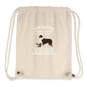Australian Sheperd - Stanley/Stella recycelter Gym Bag - Naturweiß - Vorne
