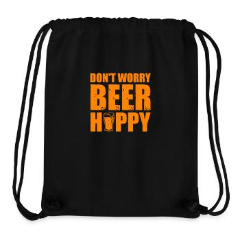 Don't WorryBeer Happy funny Beer Quotes - Stanley/Stella Recycled Gym Bag - black - Front