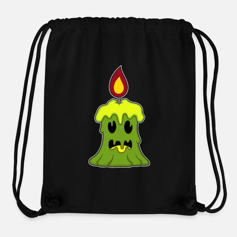 Candle Halloween - Stanley/Stella Recycled Gym Bag - black